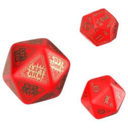 Набір кубиків для настільних ігор Q-Workshop RuneQuest Red gold Expansion Dice (3 шт.) (SRQE53)