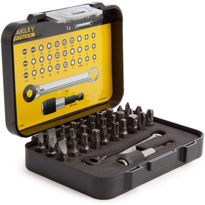 Набір біт Stanley &quot;Expert&quot;, Ph2, Ph3, Pz2, Pz3, T10, T25, T30, L = 25 мм, 32 шт, кейс (1-13-905)