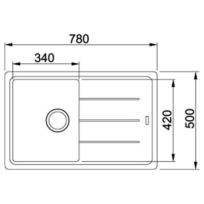 Мийка кухонна Franke BASIS BFG 611-78 (114.0565.087)