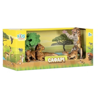 Фігурка Kids Team набір Сафарі родина Тигрів (Q9899-C18_1)