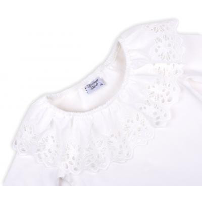 Кофта дитяча Breeze з мереживною оборкою (9999-152G-beige)