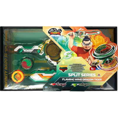 Дзига Auldey Infinity Nado VI серія Split Series Flaming Wind Dragon Tiger Палаючий Вітер Дракон Тигр (EU654145)