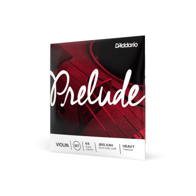 Струни для скрипки D&#039;Addario Prelude Violin String Set 4/4 Scale Heavy Tension (J810 4/4H)