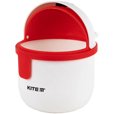 Кошик для паперів Kite Настільний контейнер для сміття, білий (K24-009-2)