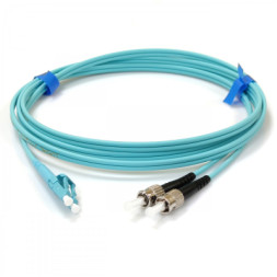 Оптичний патчкорд ST/UPC-LC/UPC MM(OM3) Duplex Slim 20м CMS (UPC-20STLC(MM)D(ON)S)