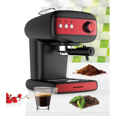 Ріжкова кавоварка еспресо HEINNER HEM-1100BKRD