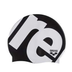 Шапка для плавання Arena Icons Team Stripe Cap 001463-202 чорний Уні OSFM (3468337190905)