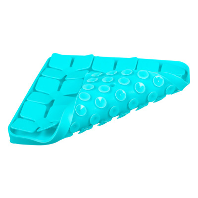 Універсальний посуд для тварин WAUDOG Silicone Килимок для пошуку корму 20х20х1.7 см блакитний (23512)