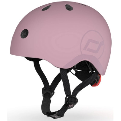 Шолом Scoot&amp;Ride пастельно-бузковий з ліхтариком 51-53см (SR-190605-WILDBERRY)