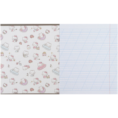 Зошит Kite Hello Kitty, 12 аркушів, коса лінія (HK25-235-1)