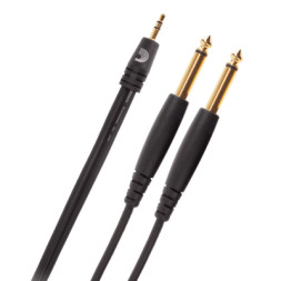 Інсертний кабель D'Addario Custom Series 1/8&quot; to Dual 1/4&quot; Audio Cable (1.8m) (PW-MPTS-06)