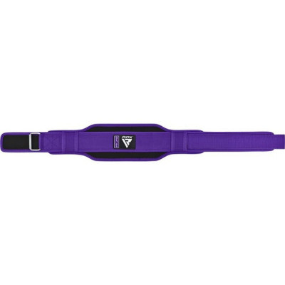 Атлетичний пояс RDX RX5 Double Belt неопреновий Purpel XS (WBD-RX5PR-XS)