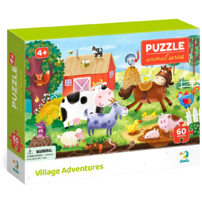 Пазл DoDo Сільські пригоди, 60 елементів (300377)