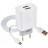Зарядний пристрій XO L65 адаптер 2USB / 2.4А + Type-C white (XO-L65-TC)
