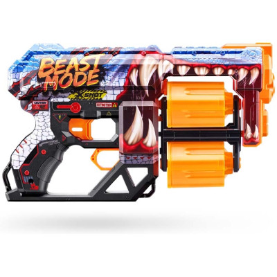 Іграшкова зброя Zuru X-Shot Швидкострільний бластер Skins Dread Beast Out (12 патронів) (36517P)