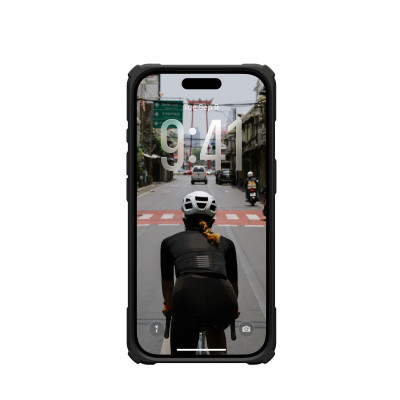 Чохол до мобільного телефона UAG iPhone 17 Pro Plasma XTE MagSafe Black/Pop Orange (114527114097)