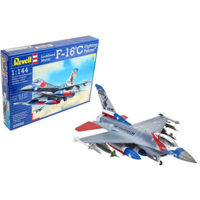 Збірна модель Revell Винищувач F-16C Fighting Falcon рівень 4 масштаб 1:144 (RVL-03992)