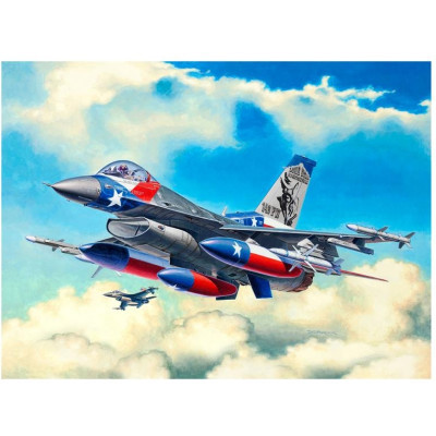 Збірна модель Revell Винищувач F-16C Fighting Falcon рівень 4 масштаб 1:144 (RVL-03992)