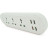 Мережевий фільтр живлення Voltronic TВ-Т16, 4роз, 3*USB White (ТВ-Т16-White)