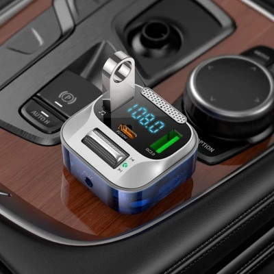FM модулятор HOCO E75, Black, Box