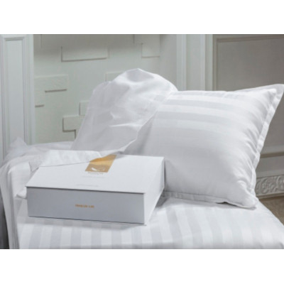 Постільна білизна MirSon Сатин Premium-страйп Royal Pearl 143х210 (2200000007254)