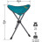 Стілець складаний Uquip Darcy Caribbean Blue (244019)