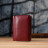 Гаманець ST Leather З натуральної шкіри Бордовий (23077)
