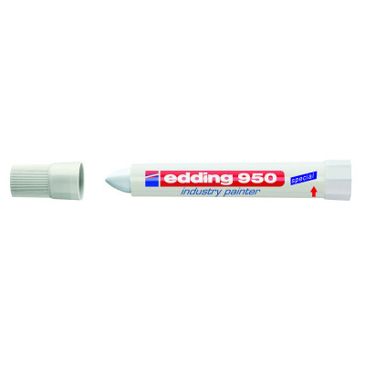 Маркер Edding Спеціальний промисловий маркер-паста Industry Painter 950 10 мм Білий (e-950/11)
