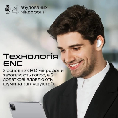 Навушники Promate Teeny White (teeny.white)