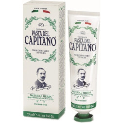 Зубна паста Pasta del Capitano Натуральні трави 75 мл (8002140137402)
