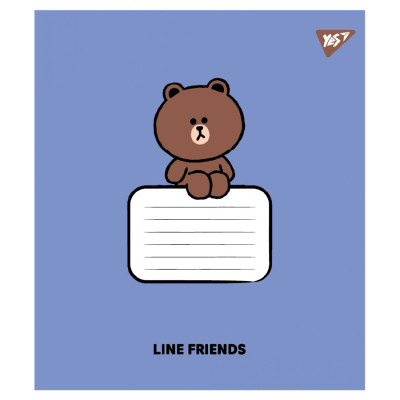 Зошит Yes Line Friends Stylish А5 12 аркушів лінія (767646)