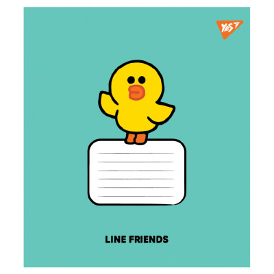 Зошит Yes Line Friends Stylish А5 12 аркушів лінія (767646)
