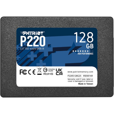 Накопичувач SSD 2.5&quot; 128GB P220 Patriot (P220S128G25)
