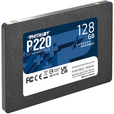 Накопичувач SSD 2.5&quot; 128GB P220 Patriot (P220S128G25)