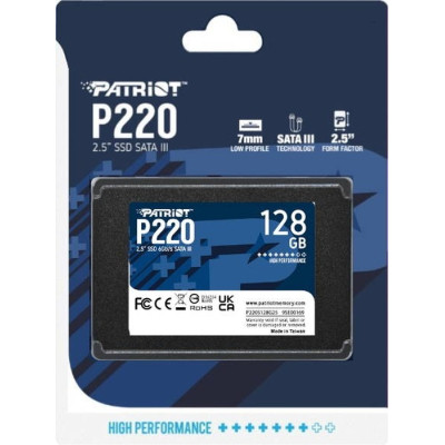 Накопичувач SSD 2.5&quot; 128GB P220 Patriot (P220S128G25)