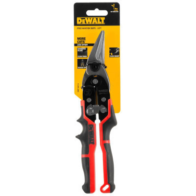Ножиці по металу DeWALT ERGO Aviation ліві, L=250мм (DWHT14673-0)