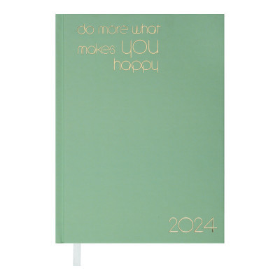 Тижневик Buromax датований 2024 MOTIVETION, А5 м&#039;ятний (BM.2171-38)