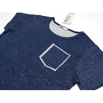 Футболка дитяча Breeze з кишенькою (17168-134B-blue)