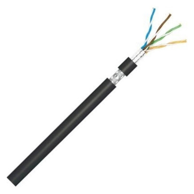 Кабель мережевий FTP cat.5e 305м зовнішній (F/UTP-cat.5E) OK-Net (КППЭ-ВП (100) 4*2*0,51)