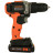 Шуруповерт Black&amp;Decker 18 В, 1.5Ah, 45 Нм,0-360/0-1400 об/хв, 21000 уд/хв, 1.3 кг (BCD003C1)