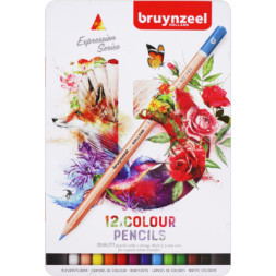 Олівці кольорові Bruynzeel EXPRESSION 12 кольорів (8712079424923)