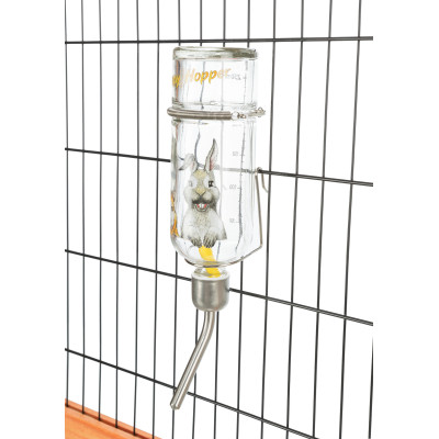 Поїлка для гризунів Trixie Honey &amp; Hopper 500 мл (скло) (4011905604473)