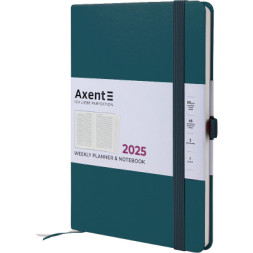 Тижневик Axent датований 2025 Prime Strong 145х210 мм, малахітовий (8507-25-31-A)