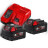 Набір акумулятор + зарядний пристрій Milwaukee M18 NRG-502С; M18 B5x2, M12-18FC (4933471980)