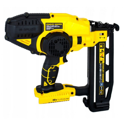 Цвяхозабивач Stanley FatMax, 18V, цвяхи 1.6/64 мм, 2.6 кг, 2x2Ah, ЗП, кейс (FMC792D2)