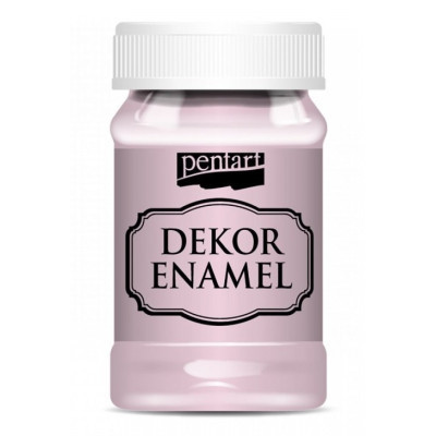 Акрилові фарби Pentart Dekor Enamel, глянцева, Рожева вінтажна, 100 мл (5997412795806)