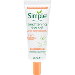 Гель для обличчя Simple Brightening Eye Gel Protect N Glow Освітлюючий для області навколо очей 25 мл (8720181074578)
