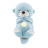 Нічник Bambi М&#039;яка іграшка-нічник Дихаюча видра Blue (2284-25 blue)