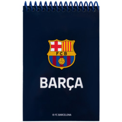 Блокнот Kite на спіралі FC Barcelona А6, 48 аркушів, нелінований (BC25-196)