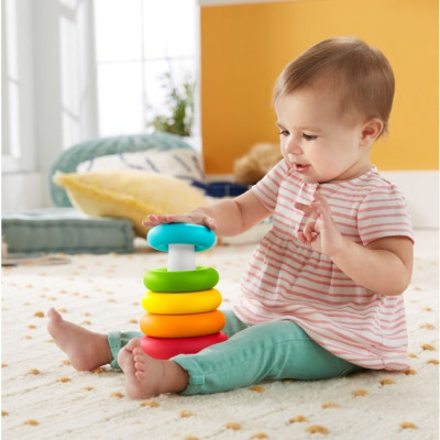 Розвиваюча іграшка Fisher-Price Пірамідка з еко-матеріалів (GRF09)